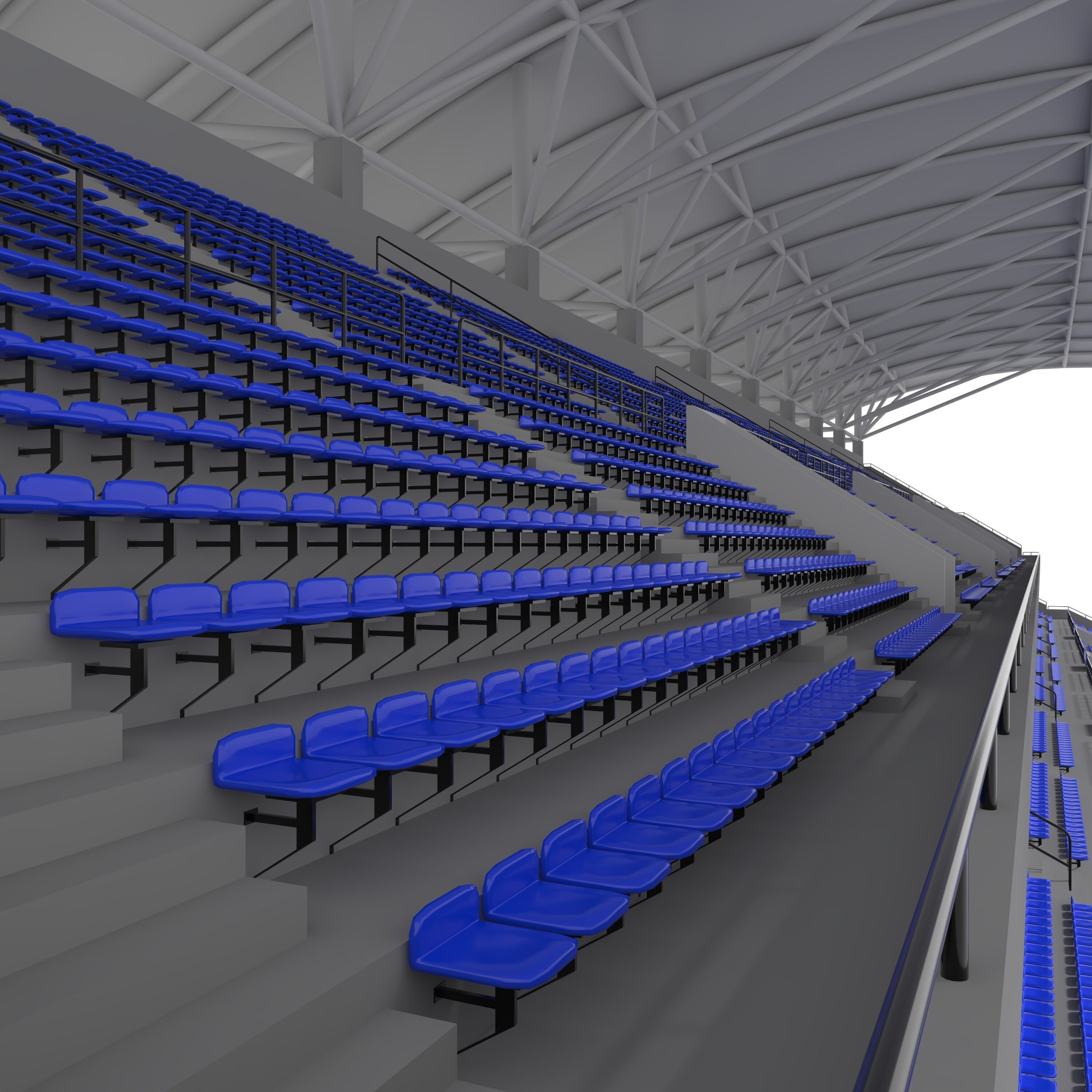 Stadium Tribune 04 3D model_32