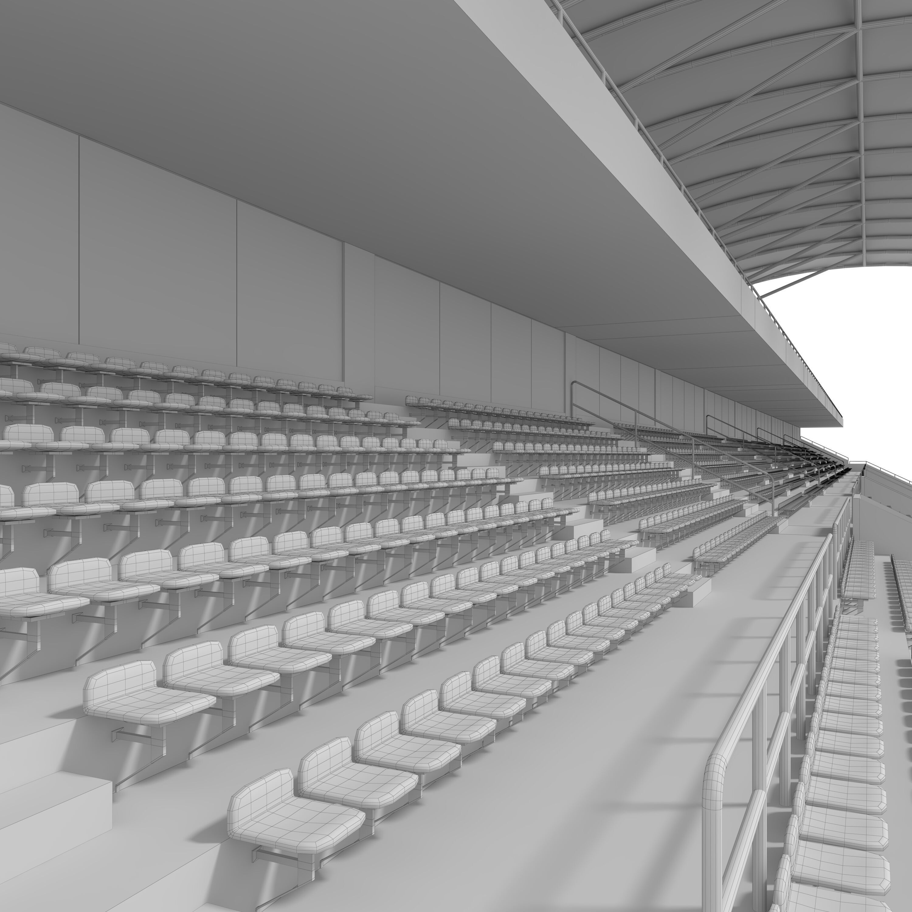 Stadium Tribune 04 3D model_31