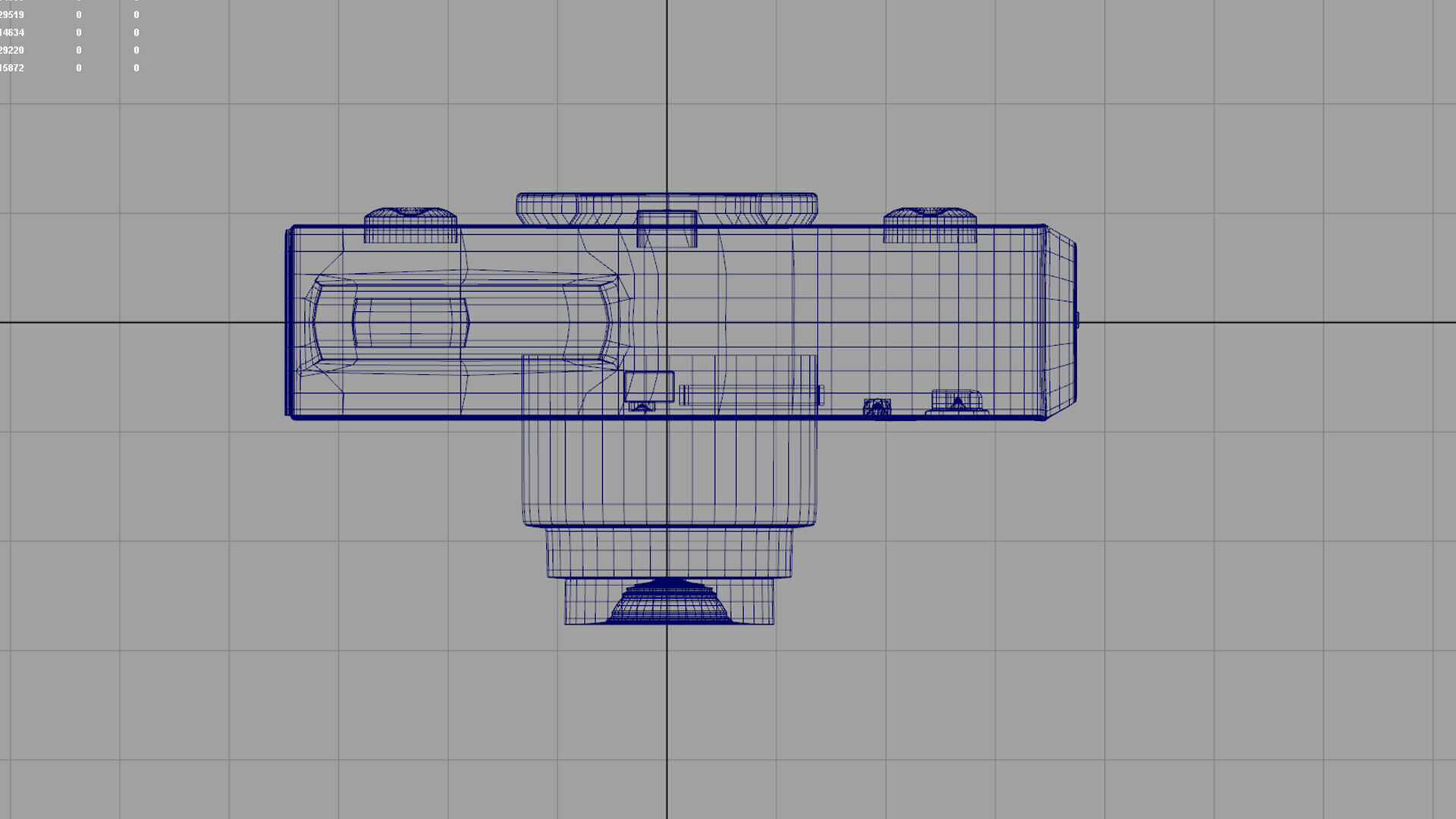 stylish cartoon camera 3D model_3