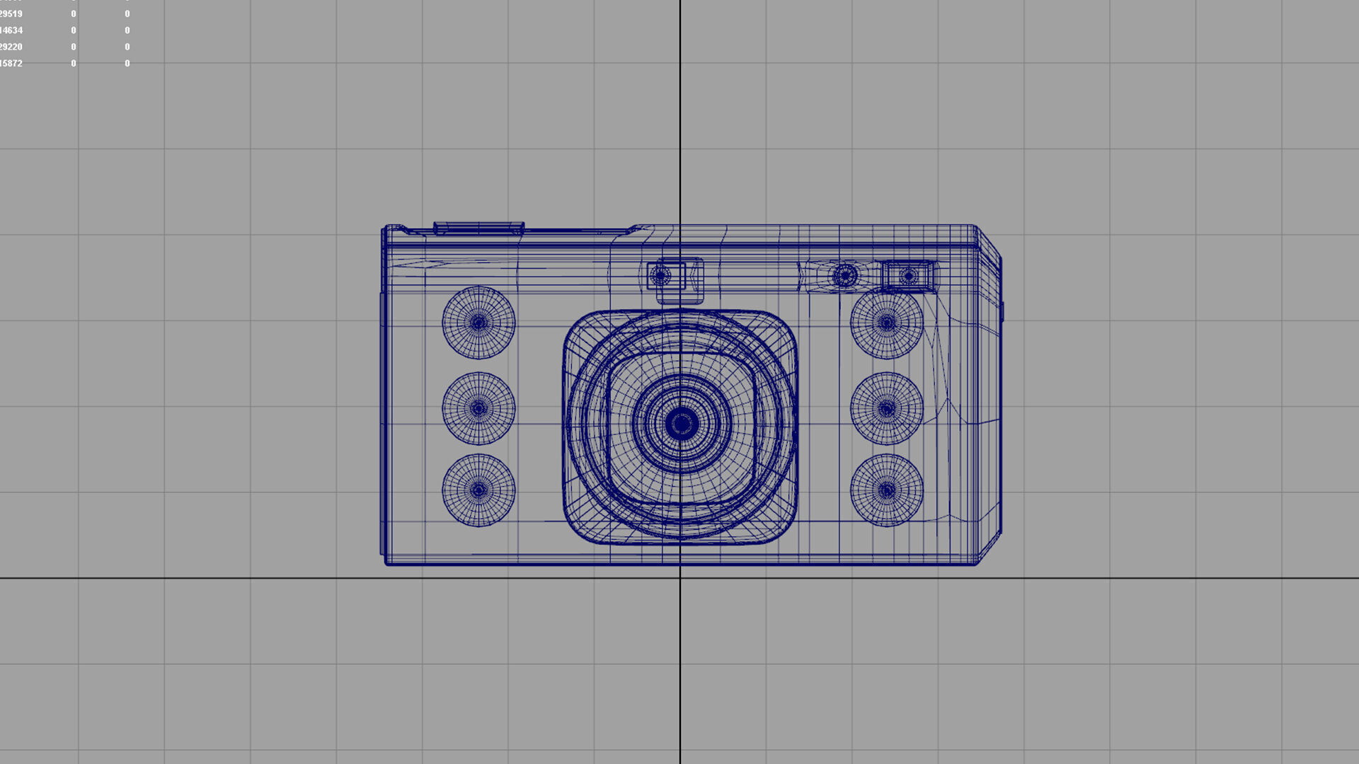stylish cartoon camera 3D model_9