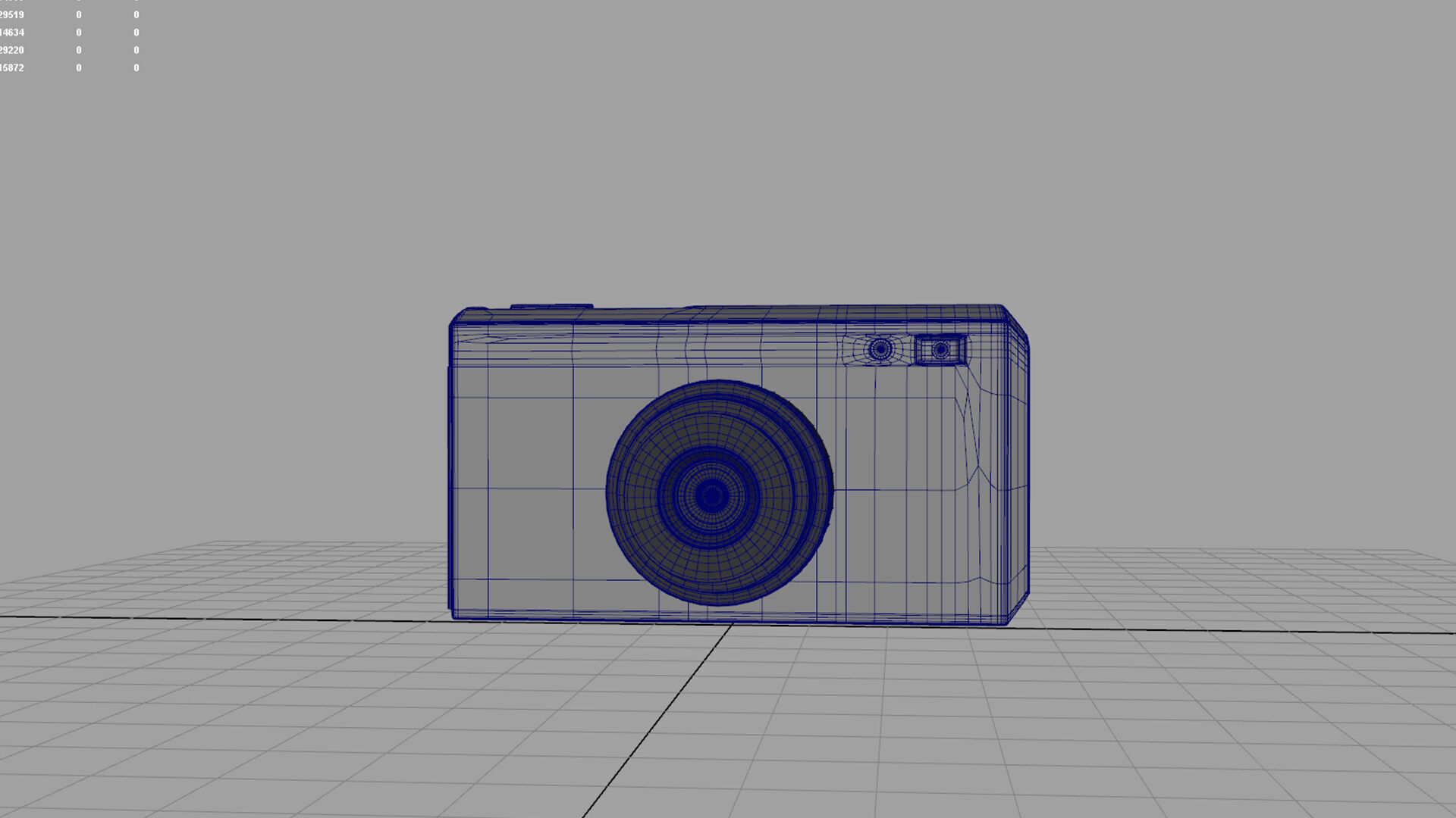 stylish cartoon camera 3D model_10