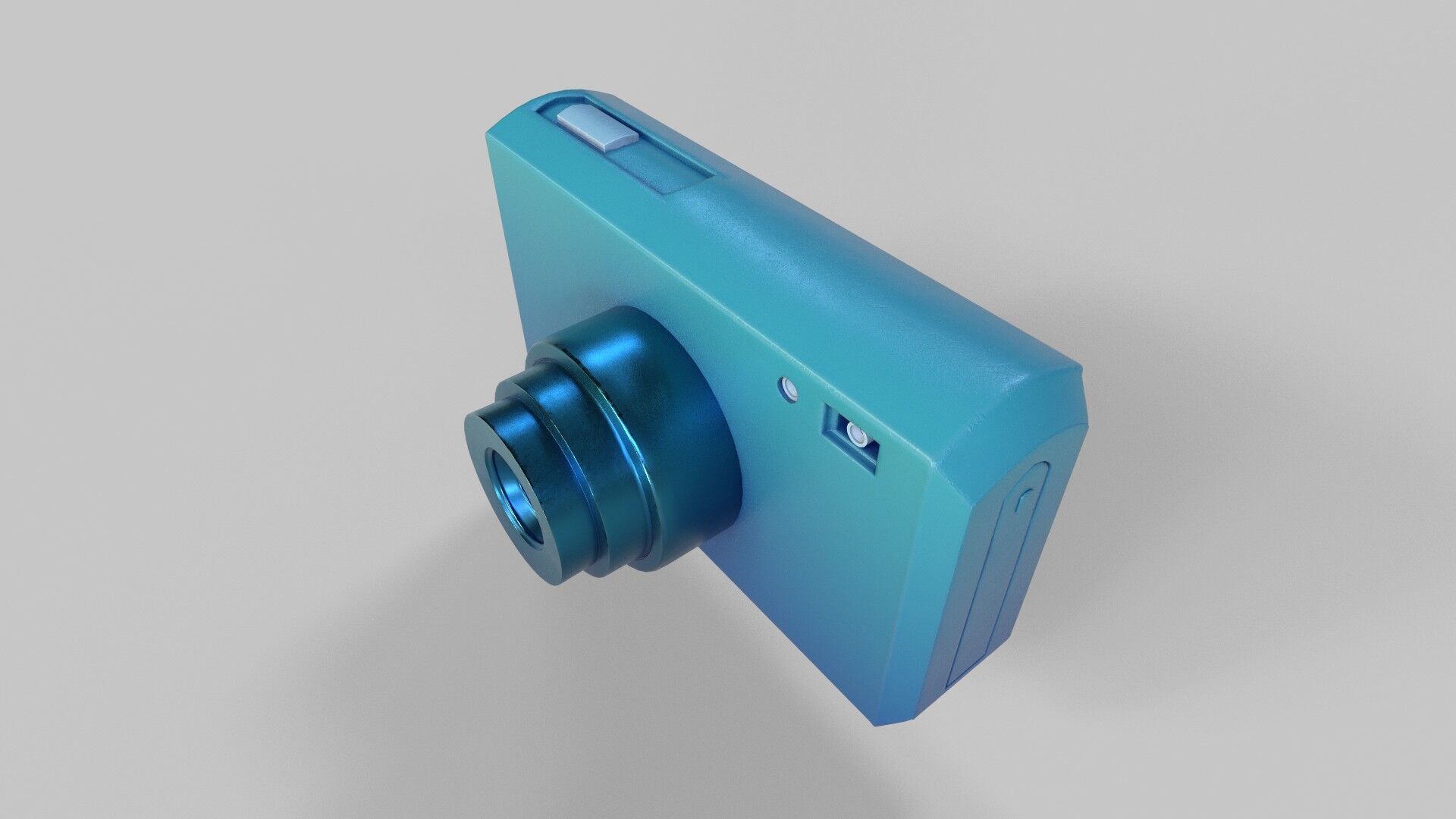 stylish cartoon camera 3D model_8