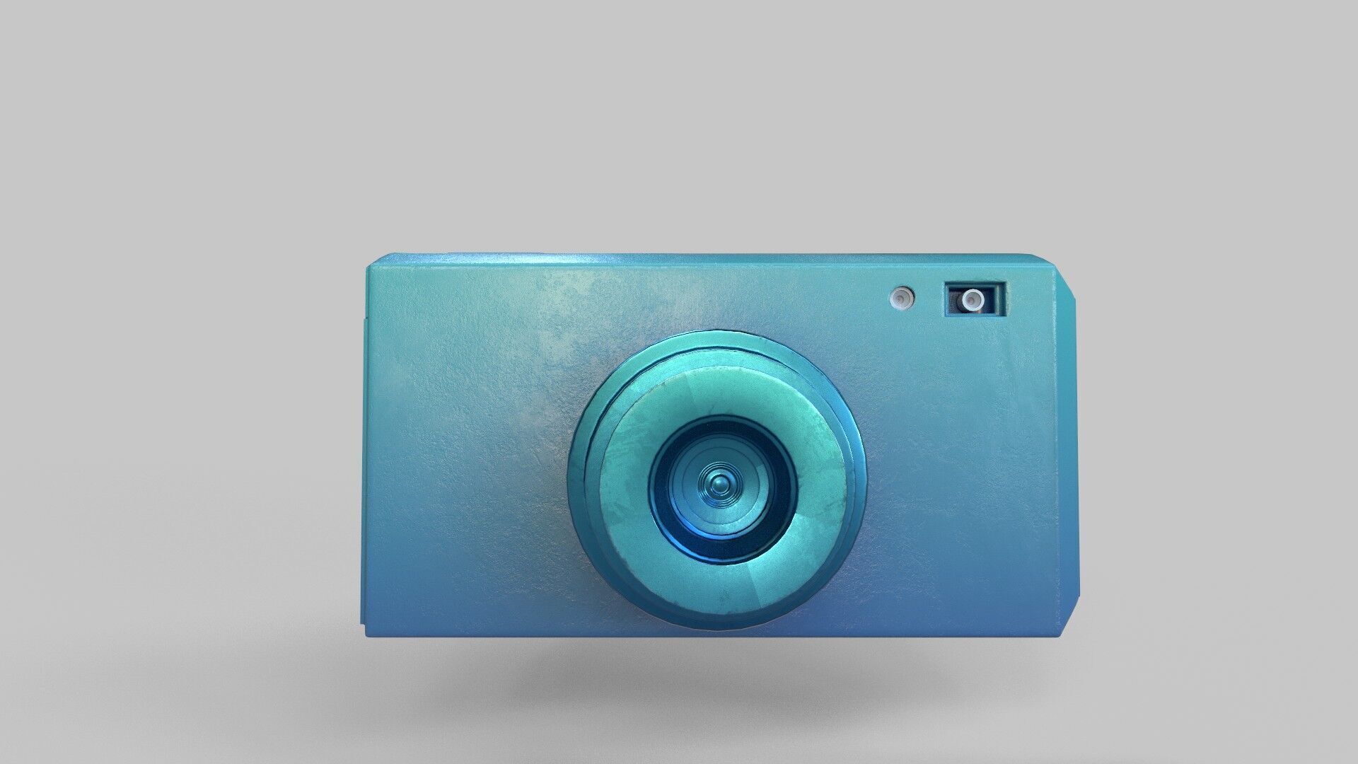 stylish cartoon camera 3D model_1