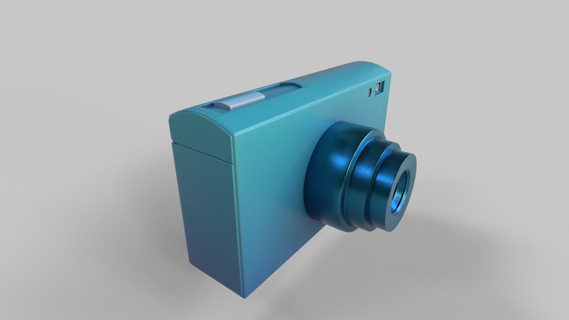 stylish cartoon camera 3D model_6