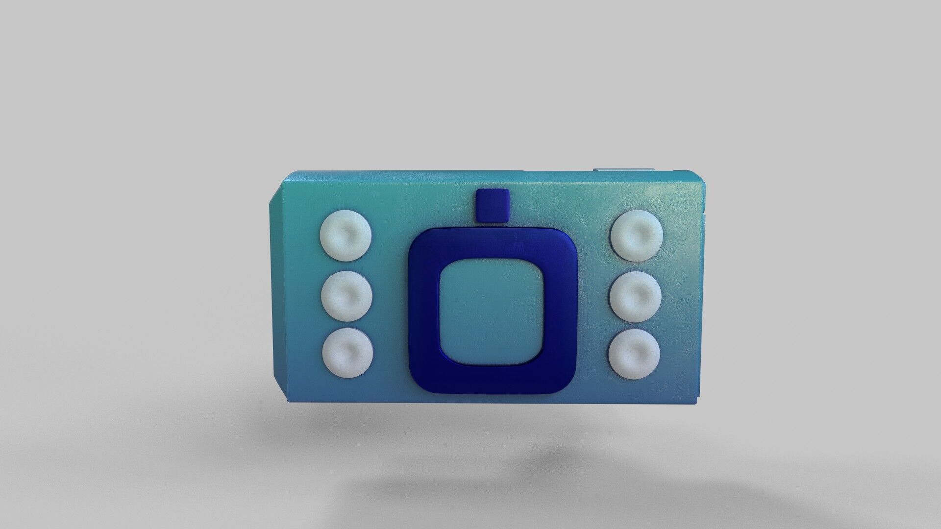 stylish cartoon camera 3D model_7