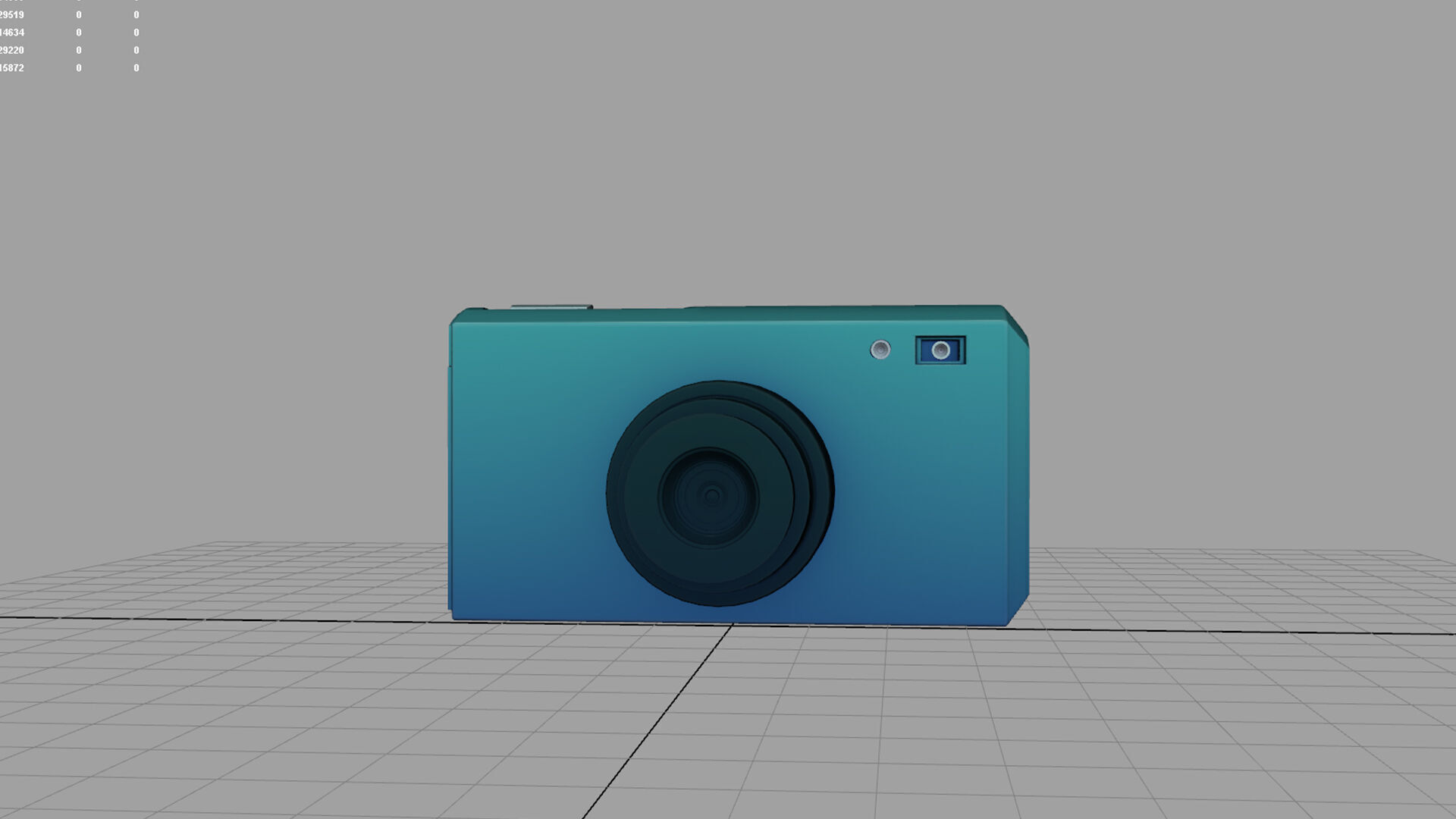 stylish cartoon camera 3D model_2