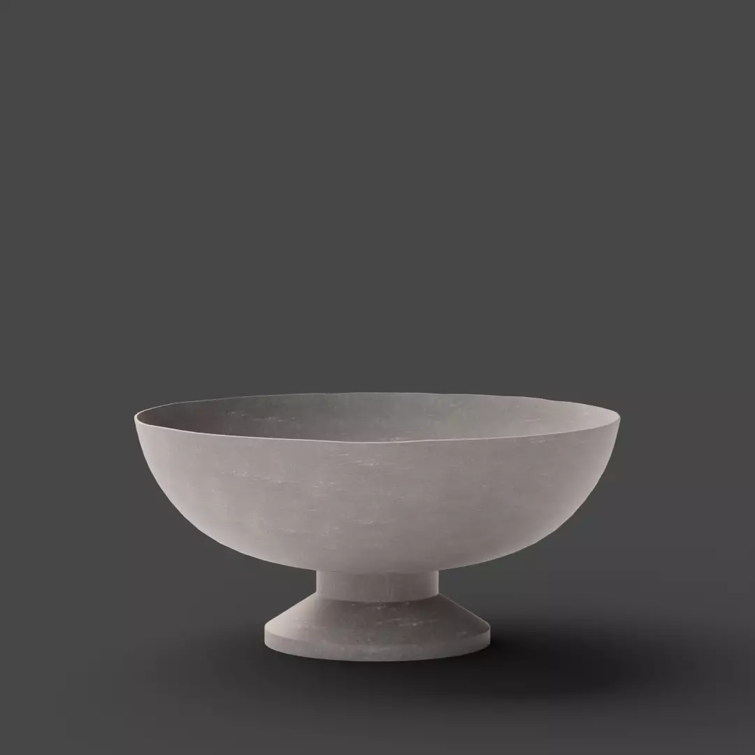 Rustic Centerpiece Bowl 3D model_0