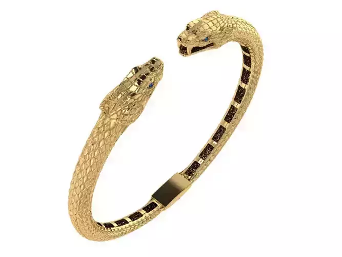 Snake bracelet 3D print model