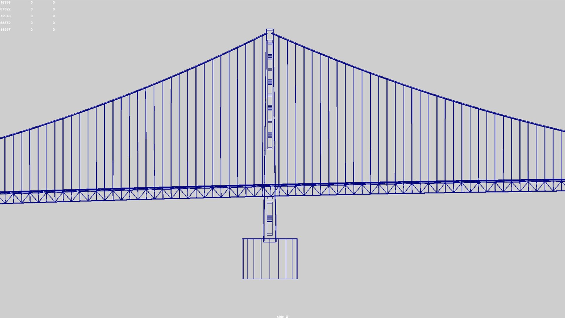 hi details metal bridge 3D model_3