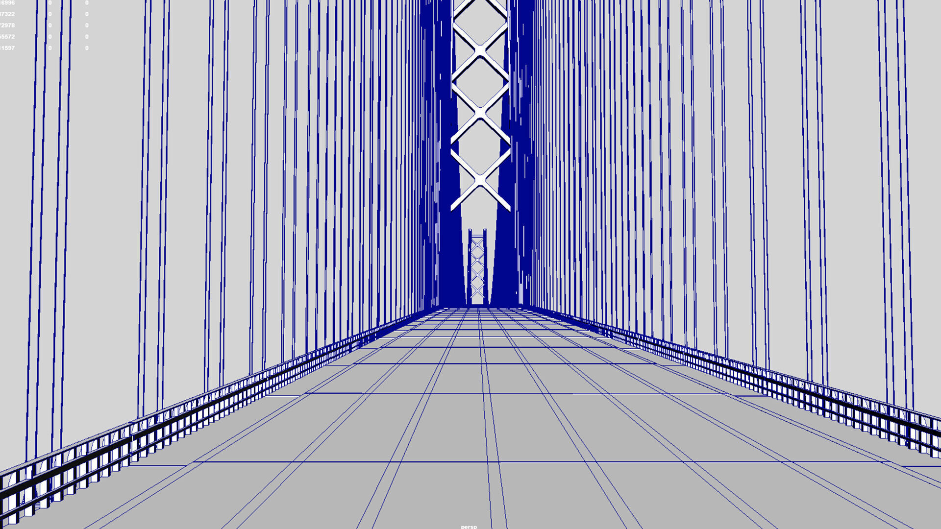 hi details metal bridge 3D model_12