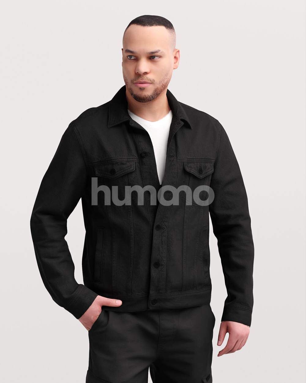 Humano Man walking in coat -2503-066-6797 3D model_9