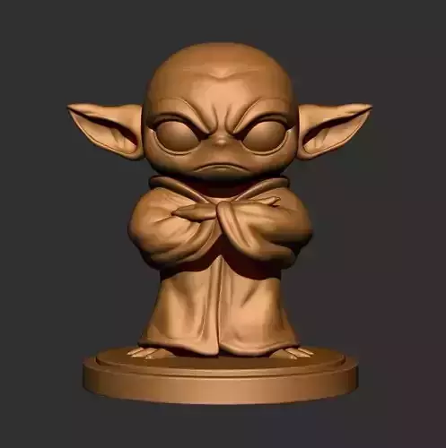 Baby Yoda 3D print model
