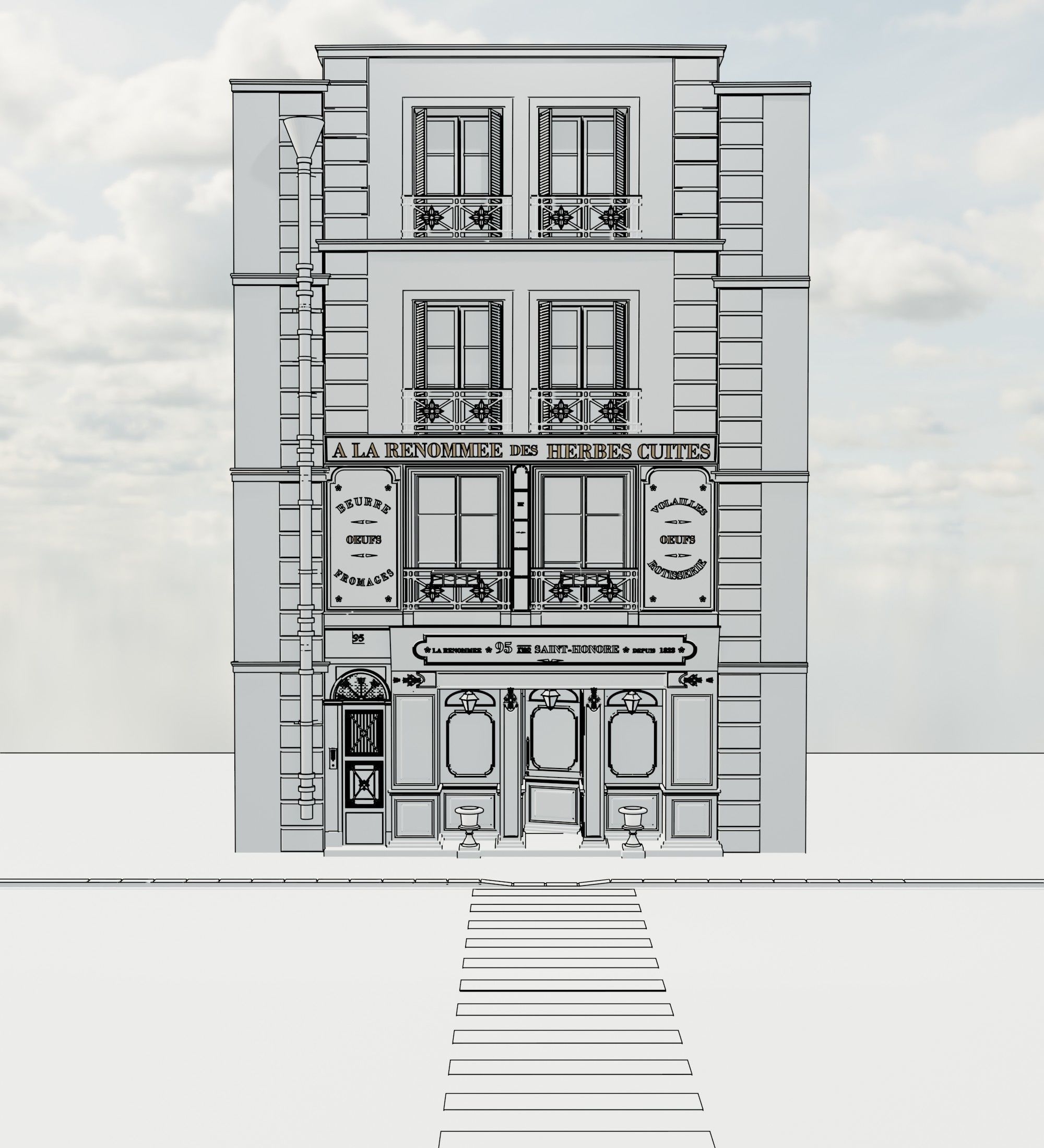 Paris Collection High Quality 3D Model Pack _95