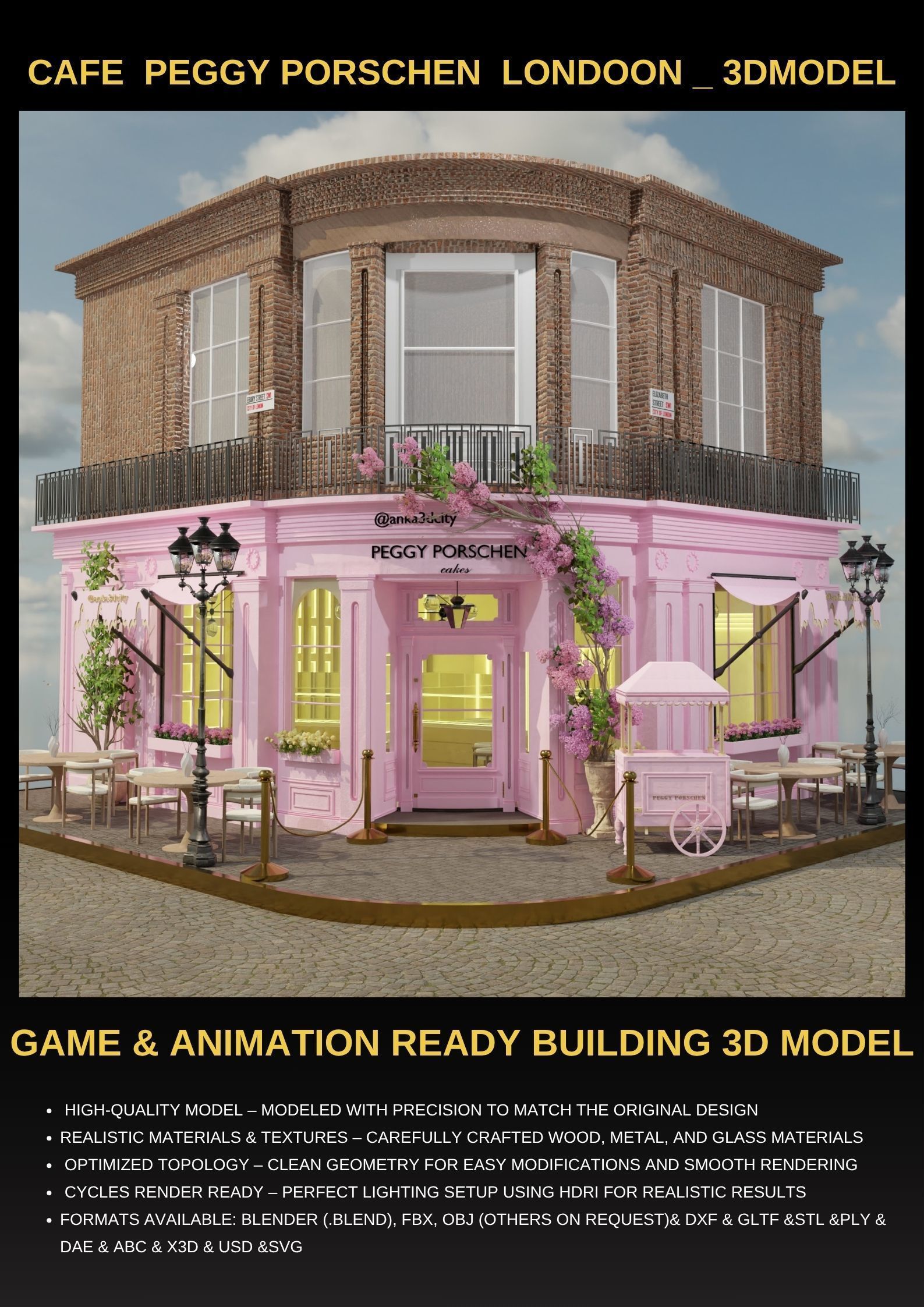 Paris Collection High Quality 3D Model Pack _5