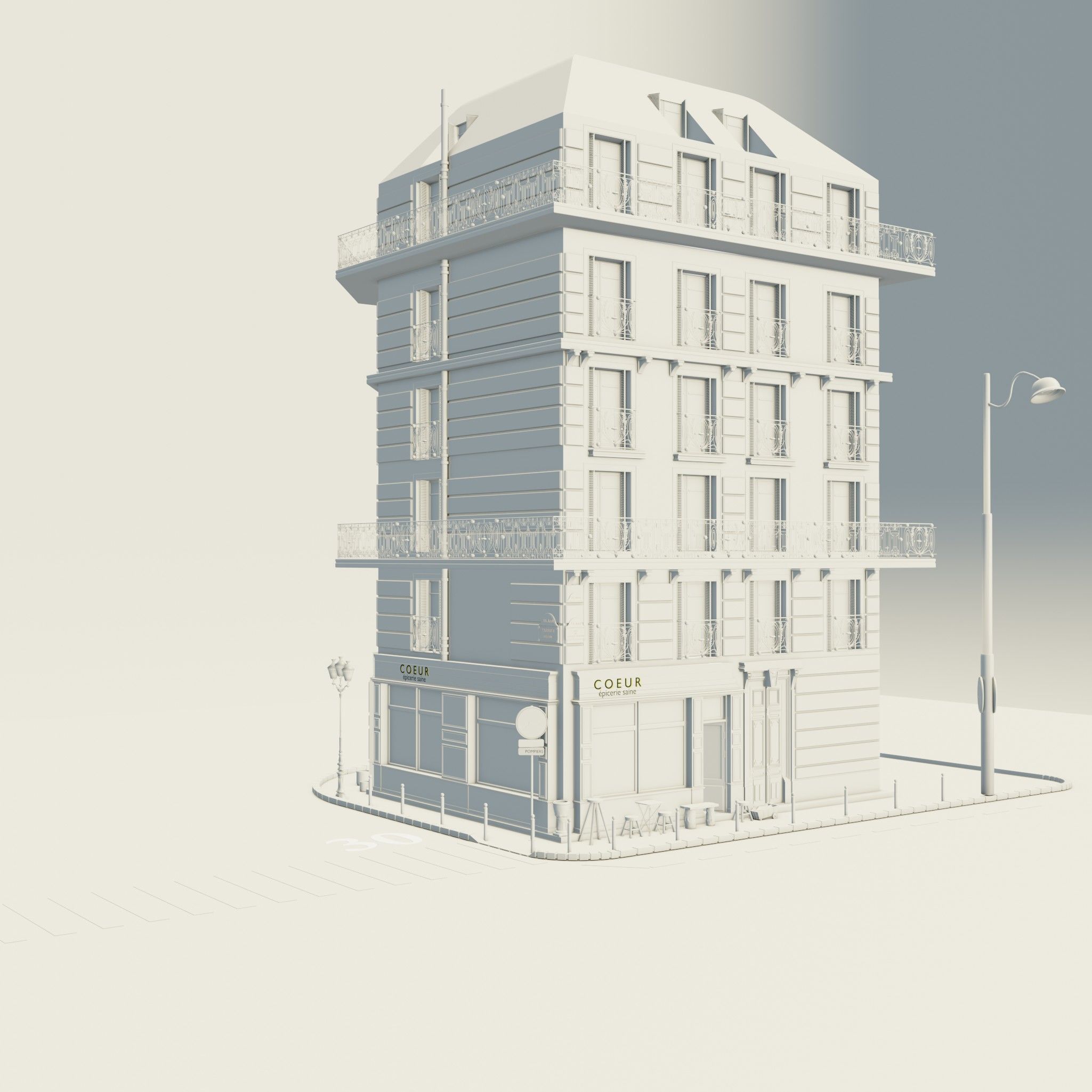 Paris Collection High Quality 3D Model Pack _68