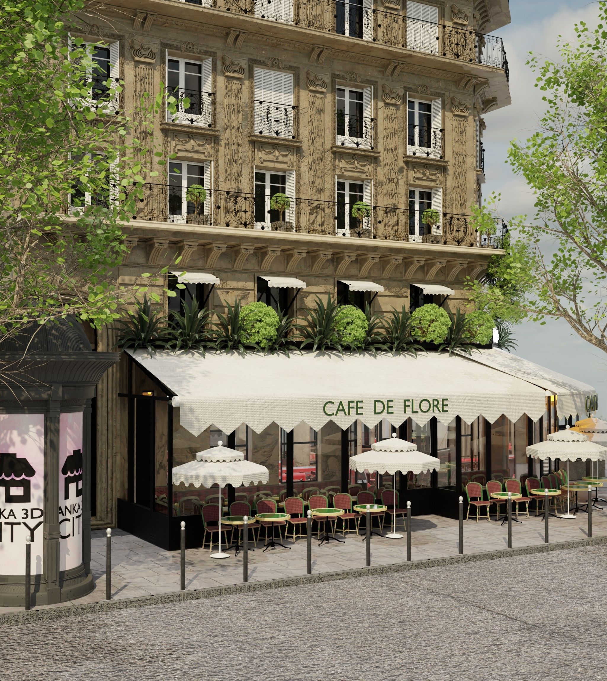Paris Collection High Quality 3D Model Pack _18