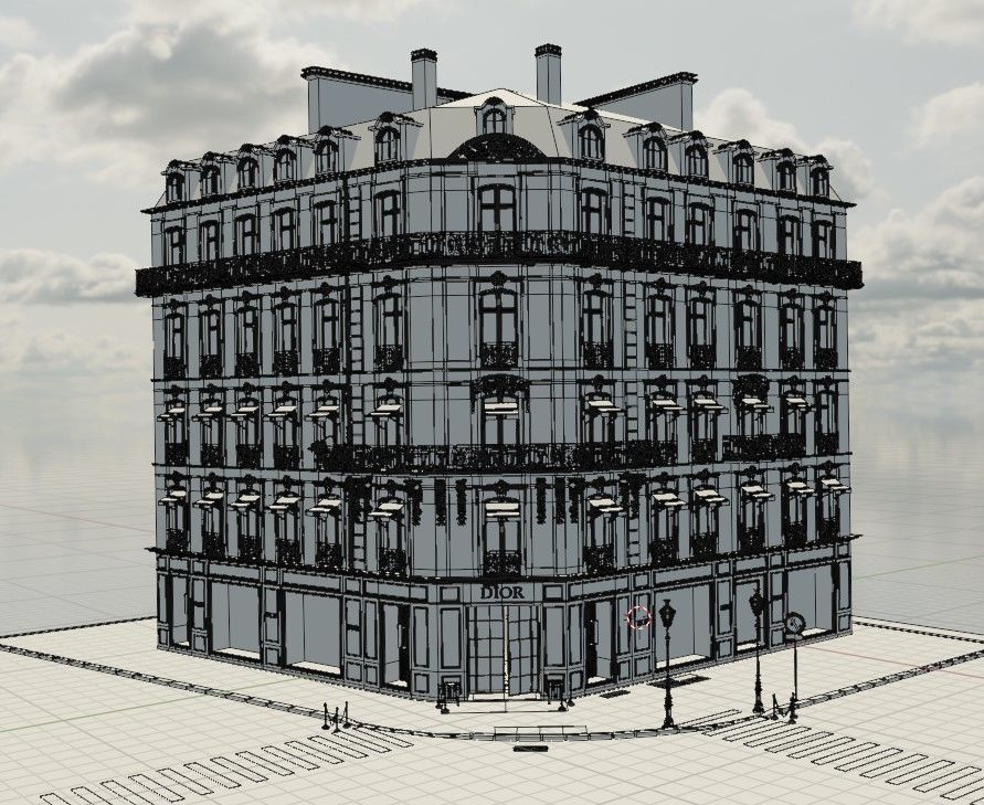 Paris Collection High Quality 3D Model Pack _47