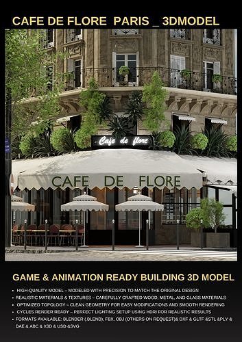 Paris Collection High Quality 3D Model Pack 4