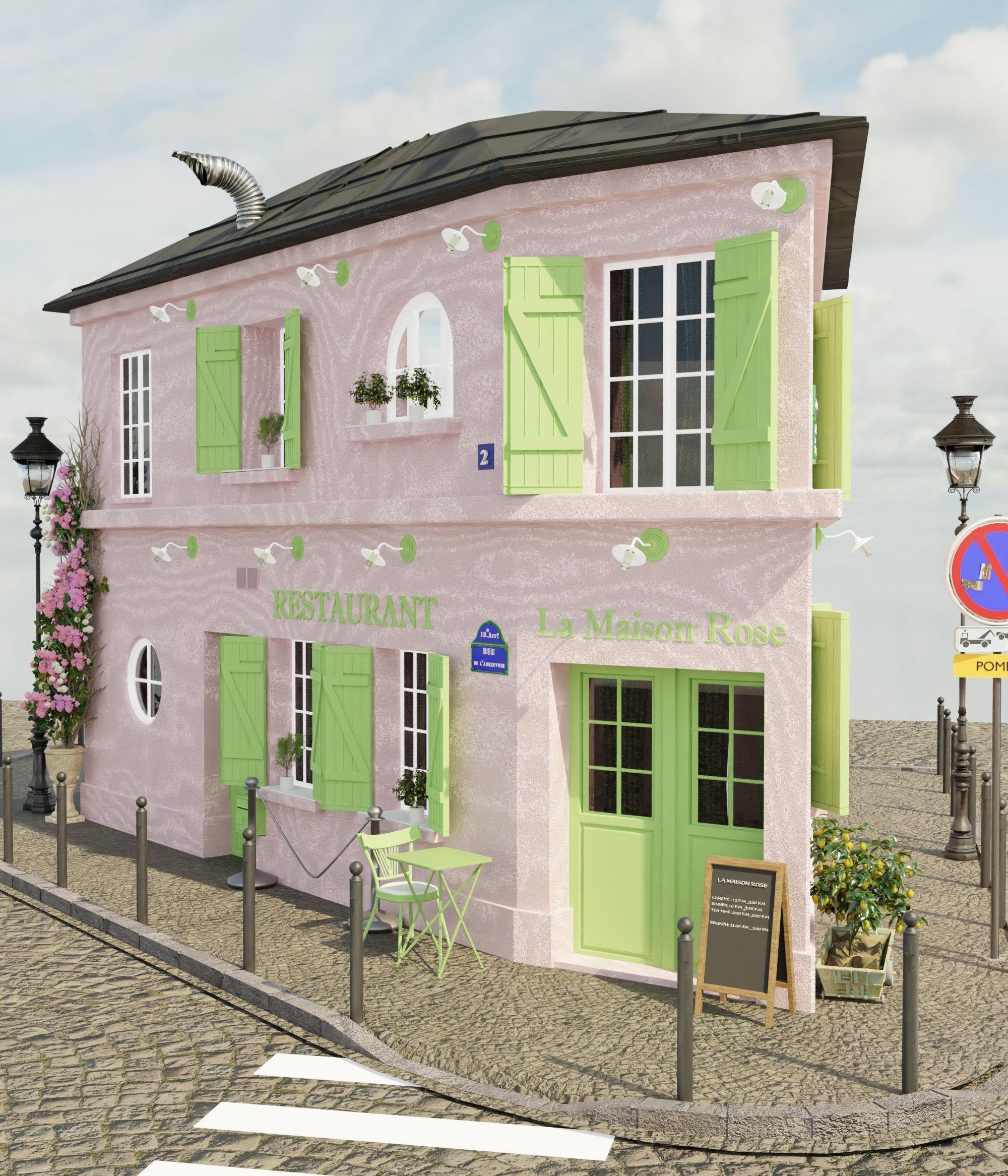Paris Collection High Quality 3D Model Pack _75