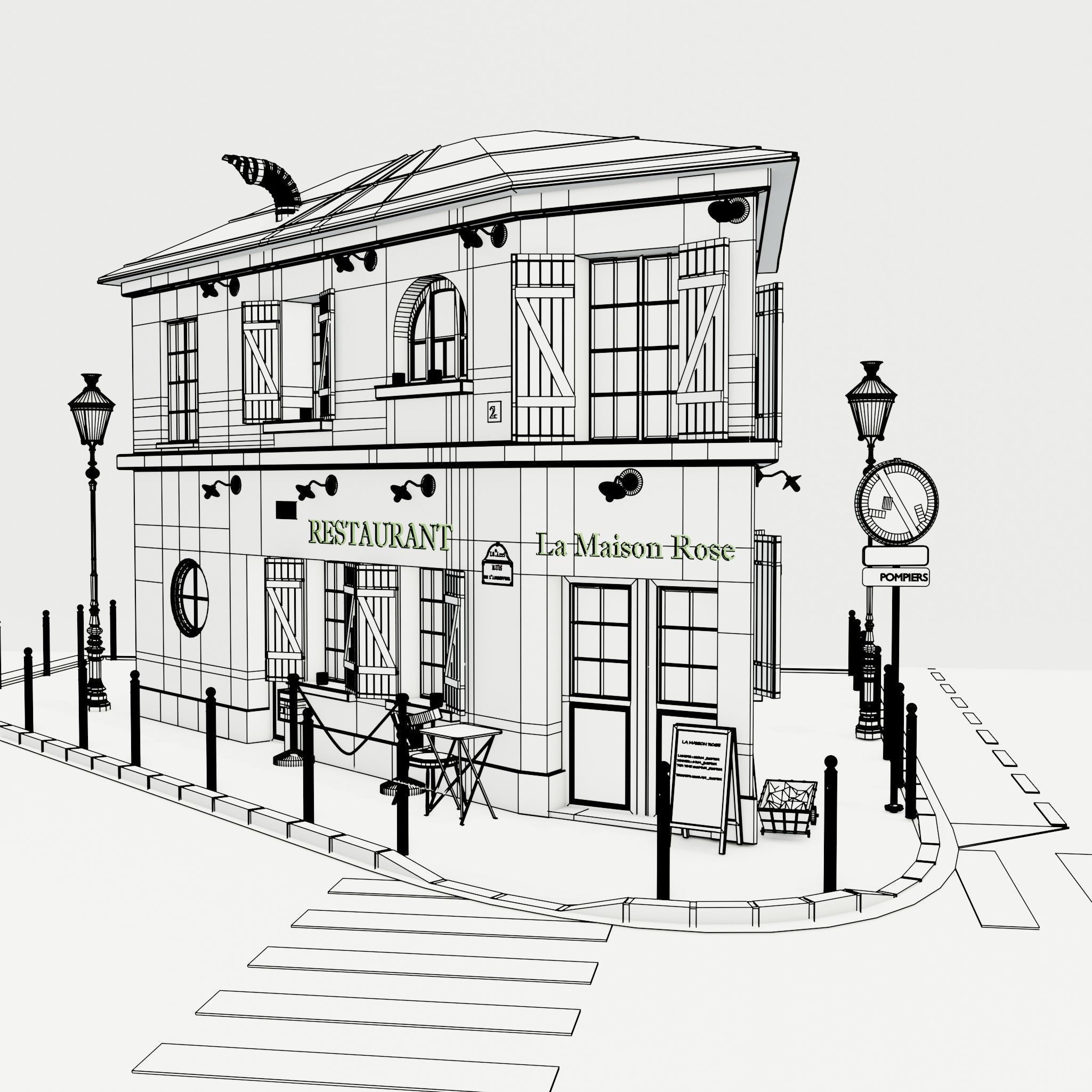 Paris Collection High Quality 3D Model Pack _85