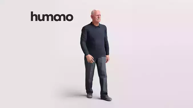 Humano Elderly Man walking -2504-101-1500