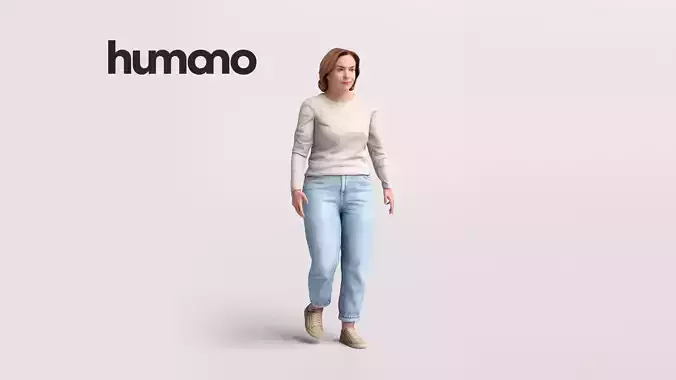 Humano Woman walking -2504-094-5614