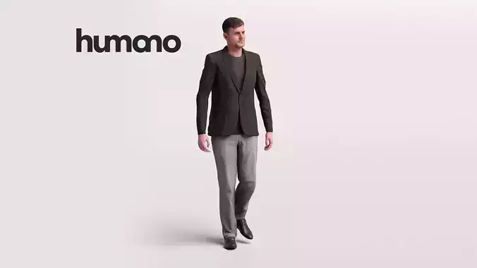 Humano Man walking in jacket -2504-056-2574