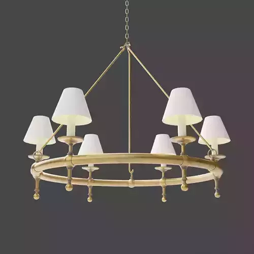CLASSIC RING CHANDELIER - HAND-RUBBED ANTIQUE BRASS