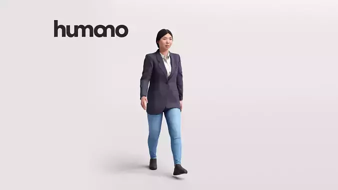 Humano Asian Woman walking jacket -2504-051-5535