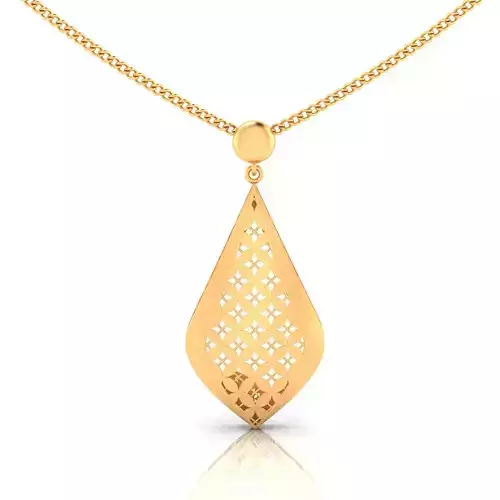 fusion women gold pendant 1002