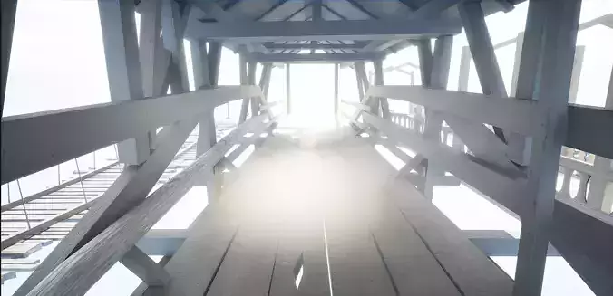 Stylish Wood Bridge Pack Game Ready and Optimized 4 Unique Types