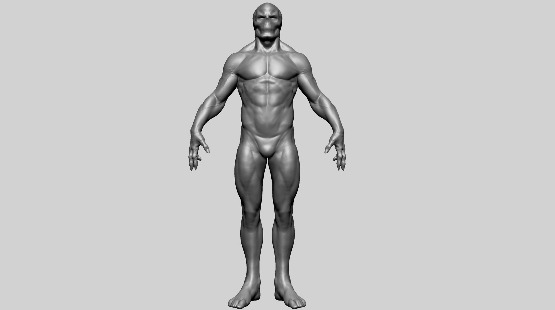 Fantasy Male Anatomy B 3D model_8
