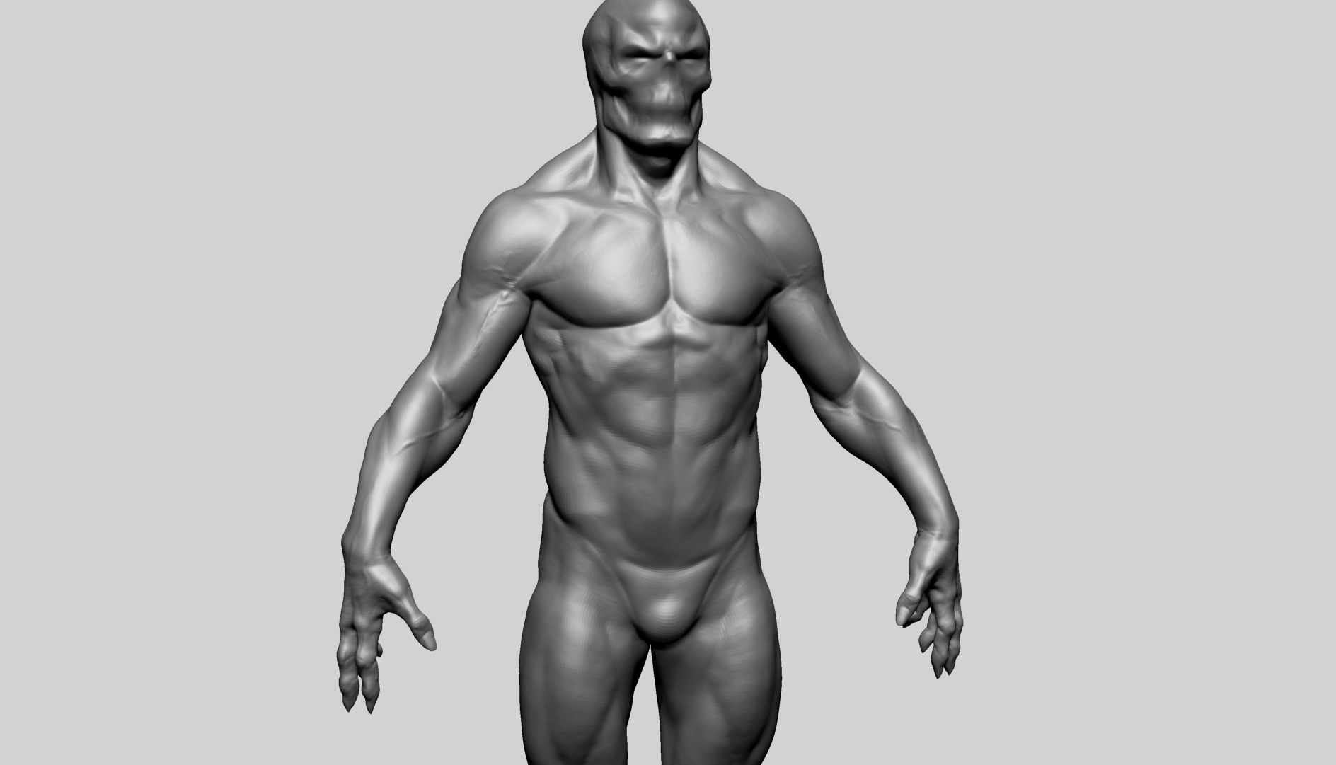 Fantasy Male Anatomy B 3D model_9