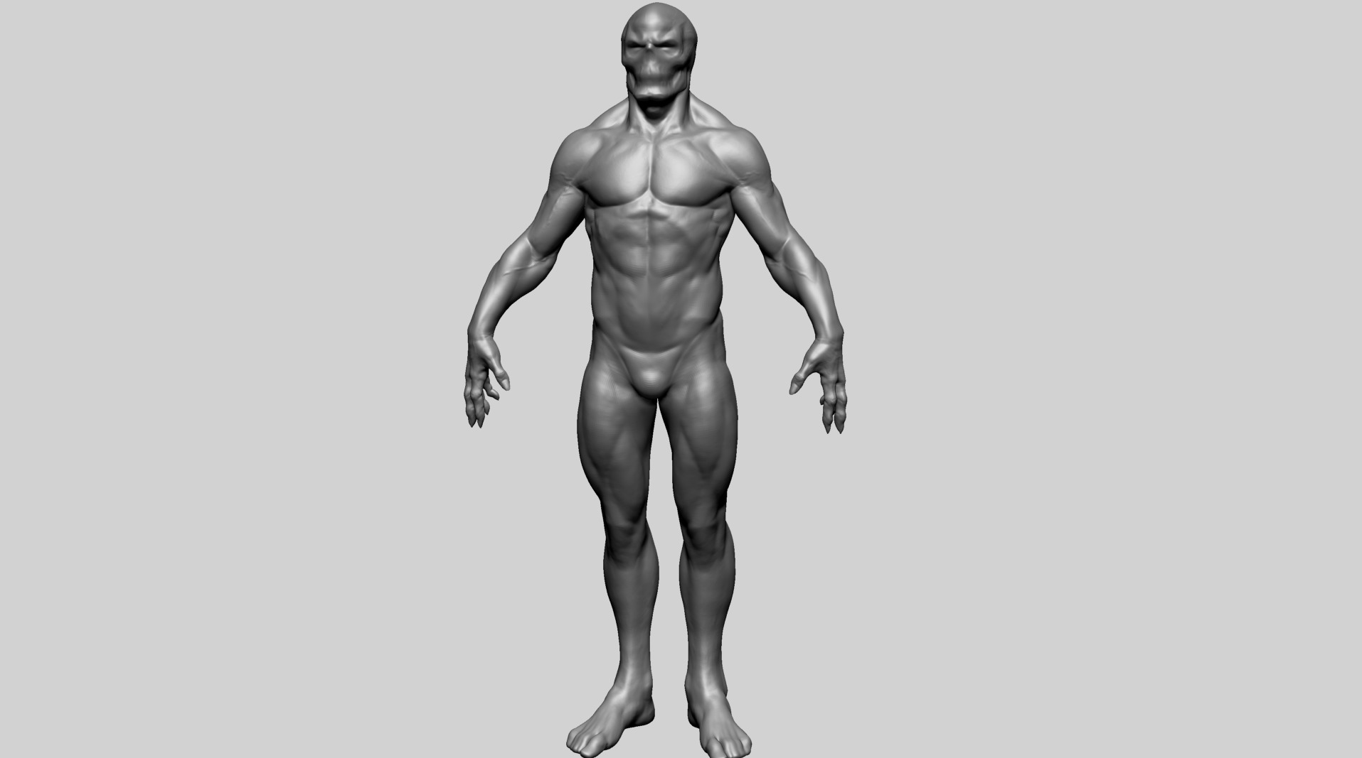 Fantasy Male Anatomy B 3D model_7