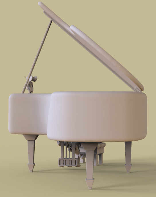 TOM AND JERRY -THE CAT CONCERTO- PARTS AND COMPLETE 3D print model_16