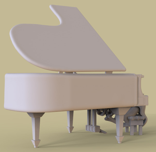 TOM AND JERRY -THE CAT CONCERTO- PARTS AND COMPLETE 3D print model_17