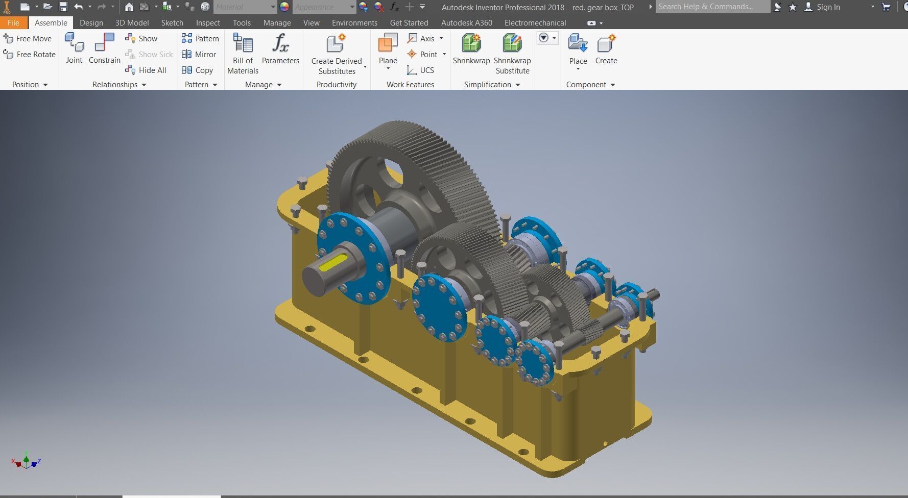 Reduction Gearbox 3D model 3D model_16