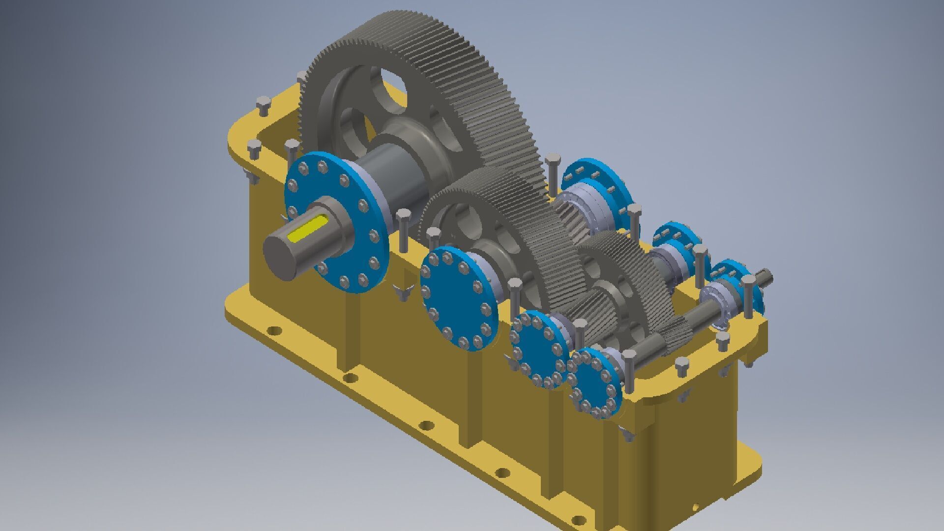 Reduction Gearbox 3D model 3D model_1