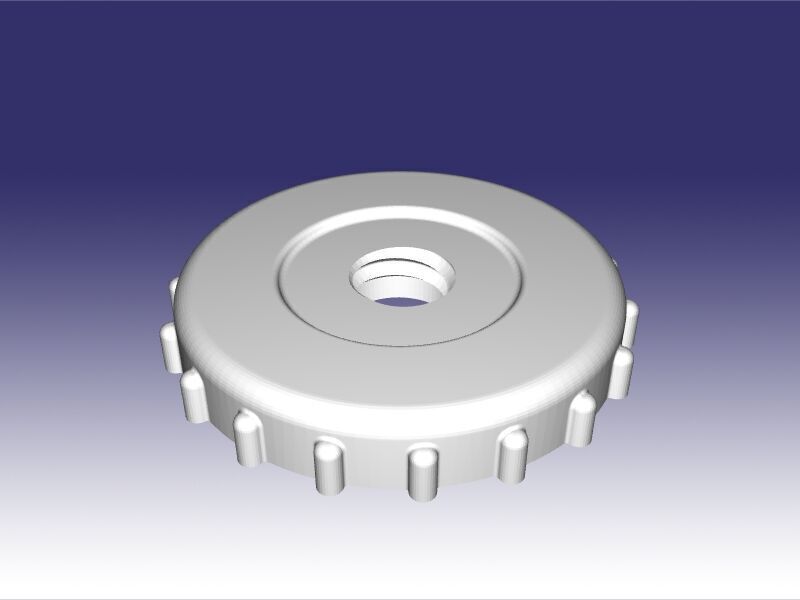 Valmara 69 or V-69 is an Italian bounding anti-personnel mine  3D print model_1