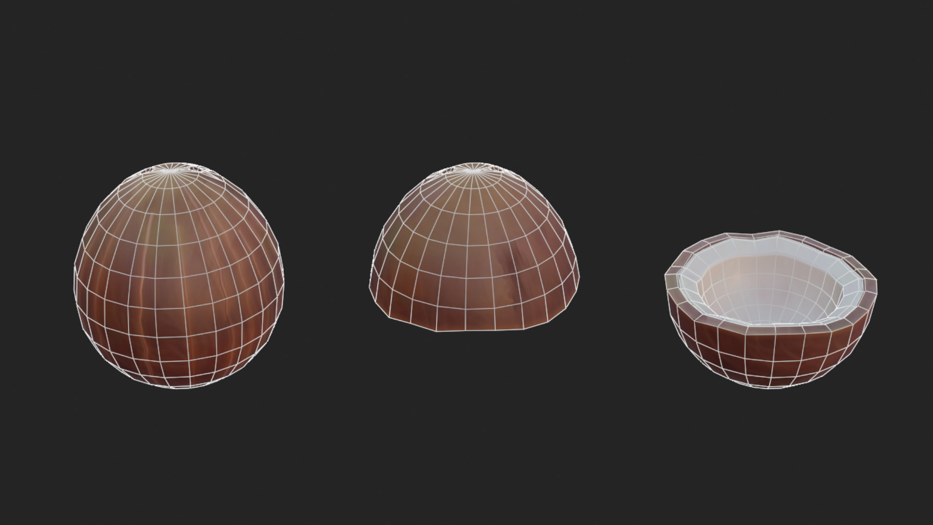 Stylized Fruits Pack 01 Game-ready Low-poly 3D model_3