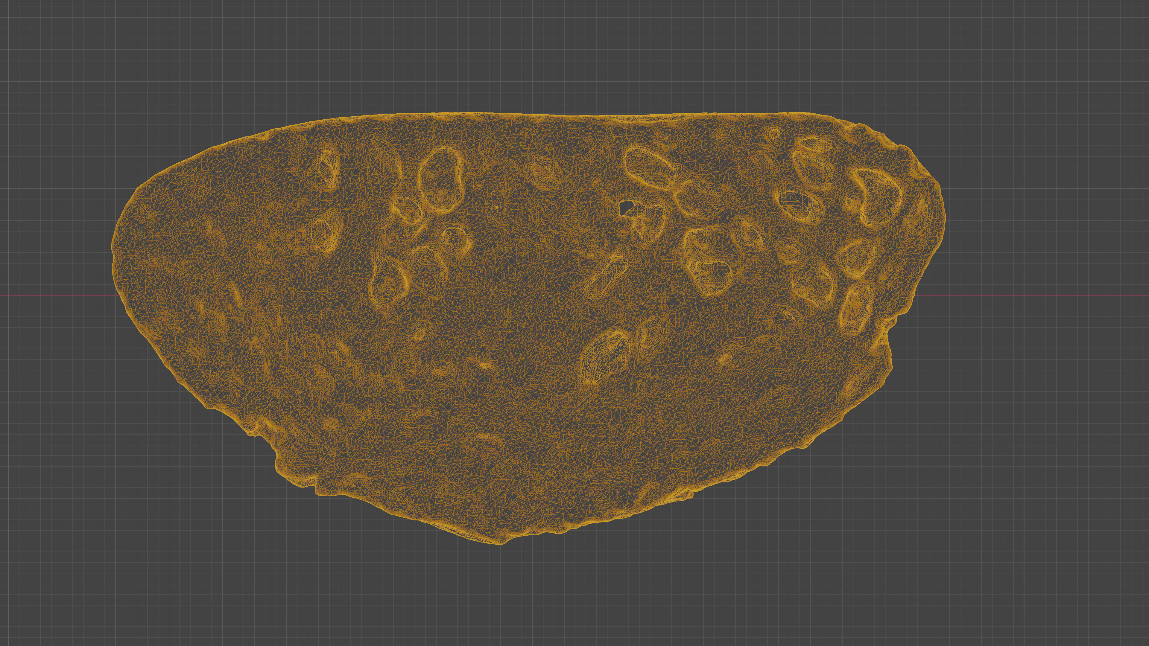 Scanned sliced bread Low-poly 3D model_16