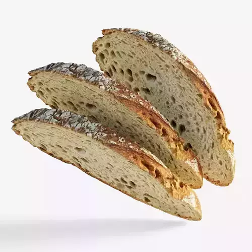 Scanned sliced bread