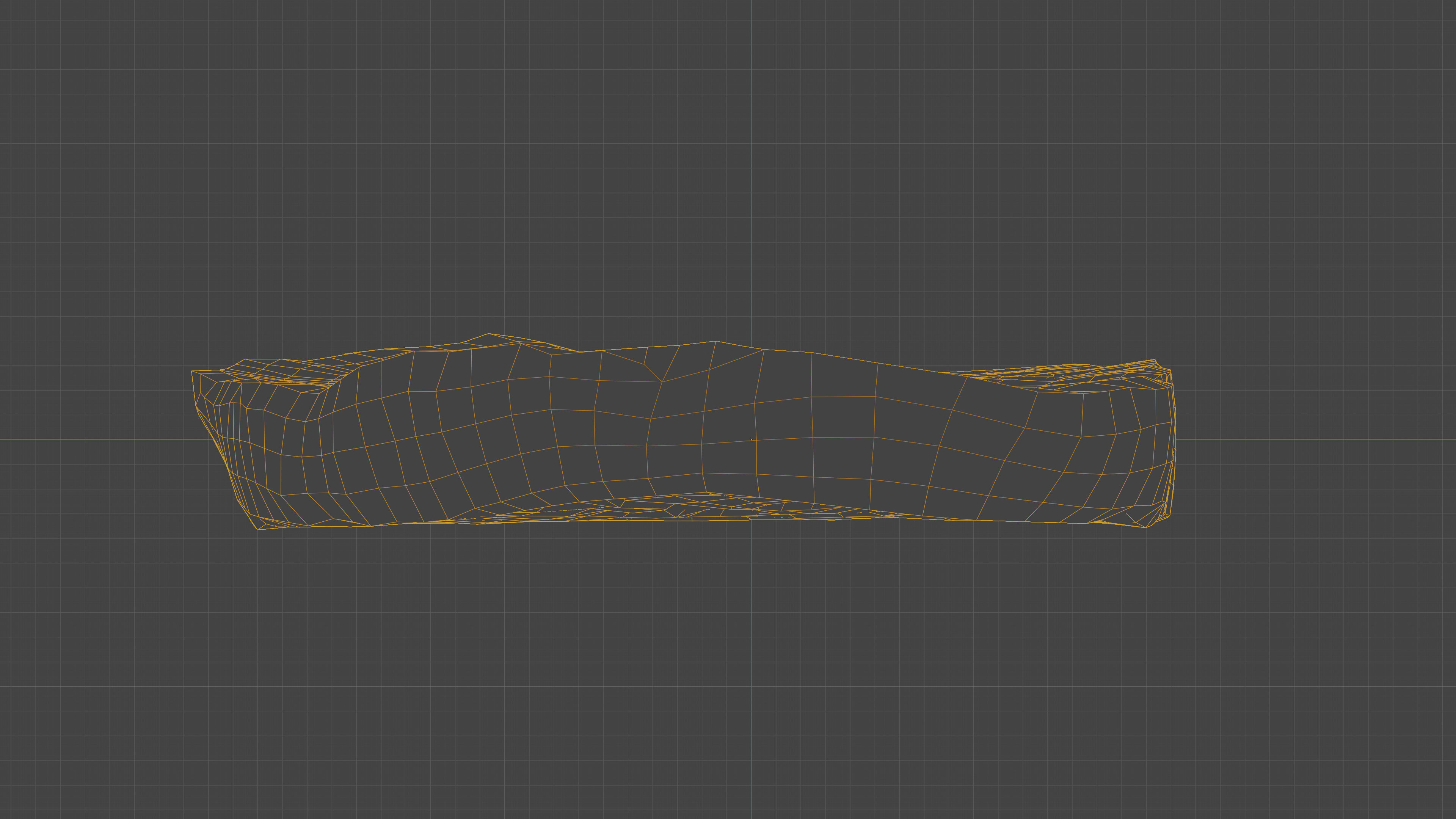 Scanned sliced bread Low-poly 3D model_25