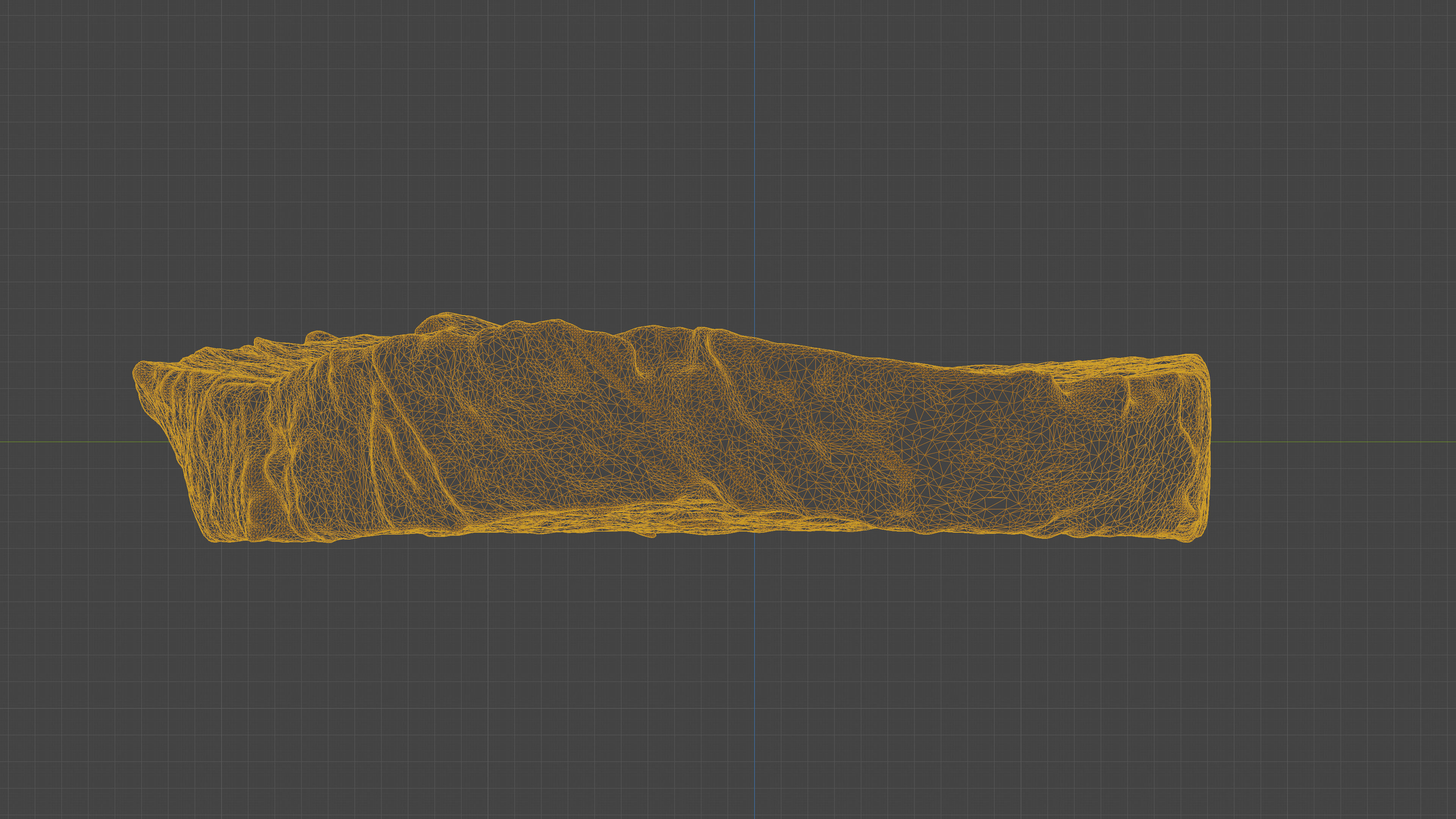 Scanned sliced bread Low-poly 3D model_20