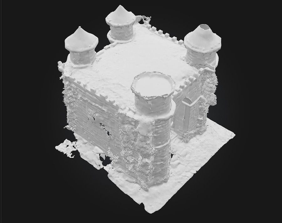 Fortress Entryway   Medieval Stronghold Gate Model 3D model_13