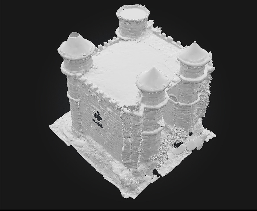 Fortress Entryway   Medieval Stronghold Gate Model 3D model_11