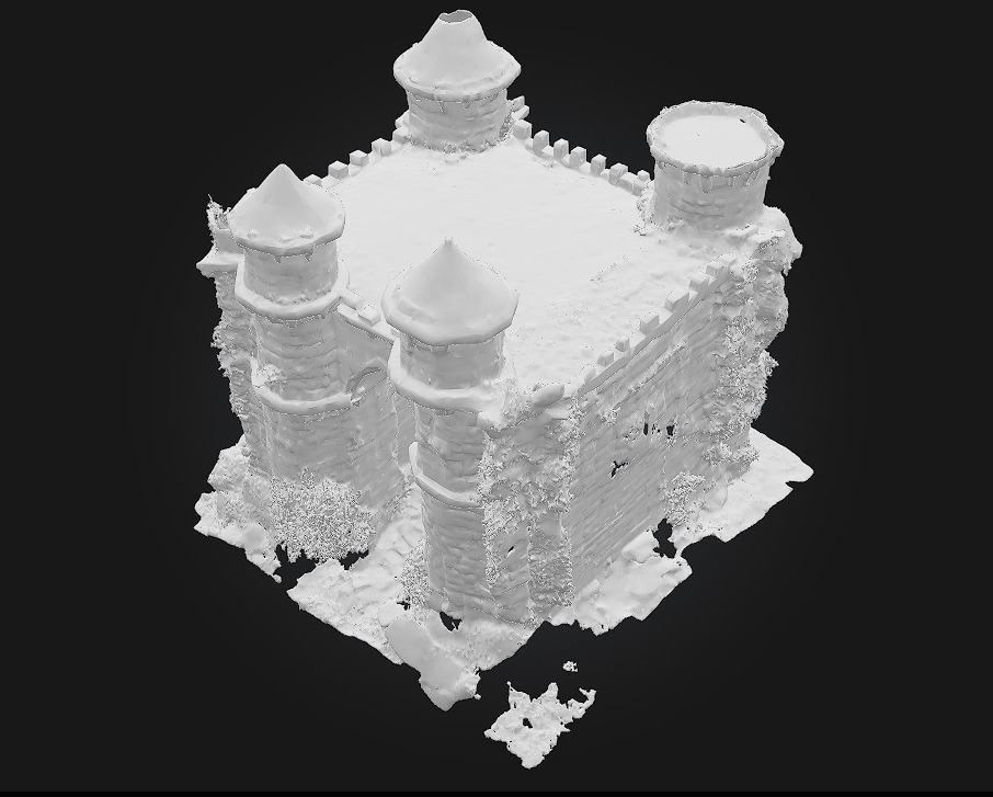 Fortress Entryway   Medieval Stronghold Gate Model 3D model_10