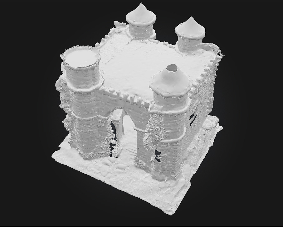 Fortress Entryway   Medieval Stronghold Gate Model 3D model_12