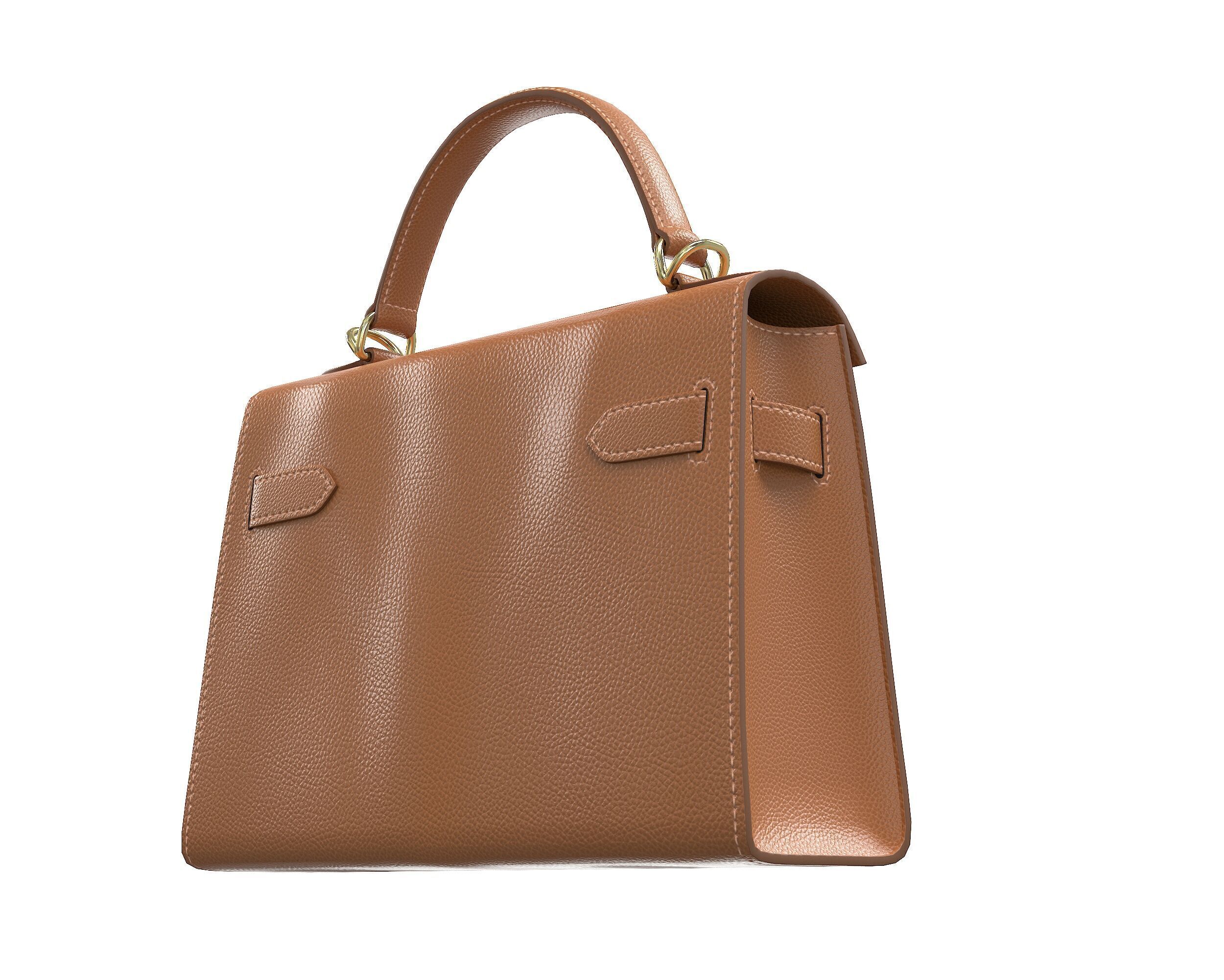 Hermes Kelly Bag Collection Low-poly 3D model_23