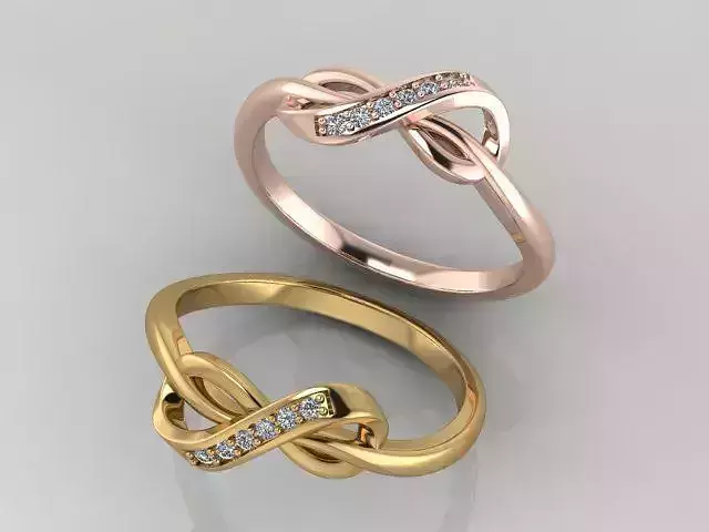 3D printable women engagement jewelry ring